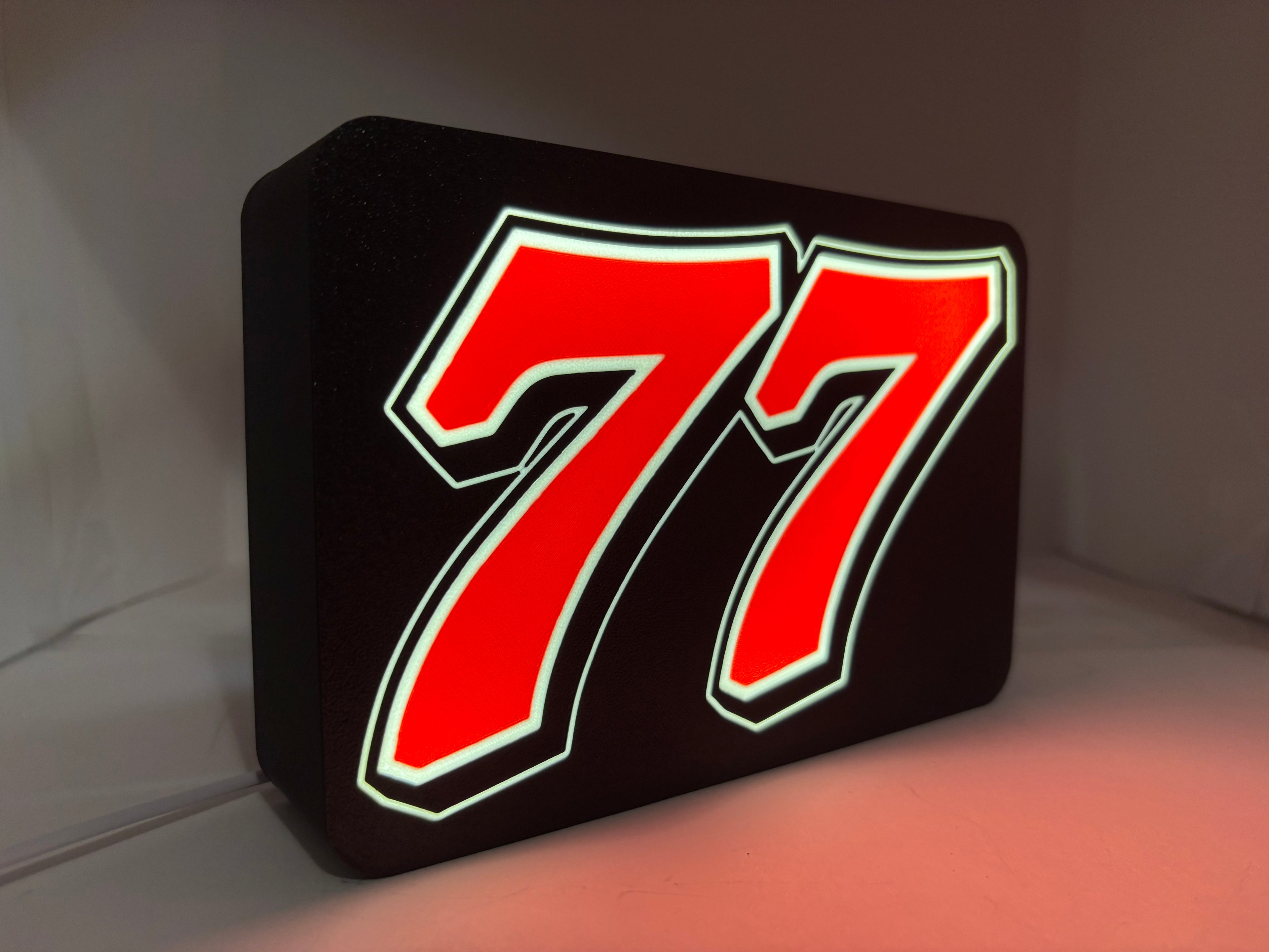 Carson Hocevar #77 Inspired Light Box