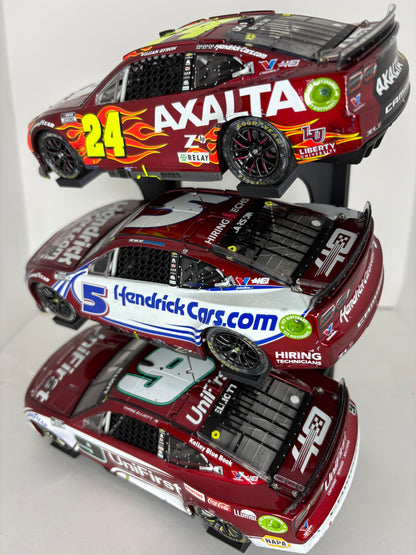 Side Facing Slanted Three Tier 1/24 NASCAR Diecast Stand/Display