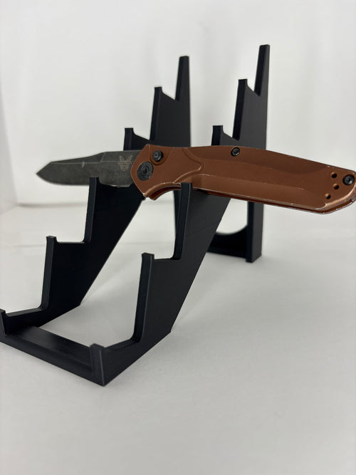 5 Tier Stepped Knife Display Stand