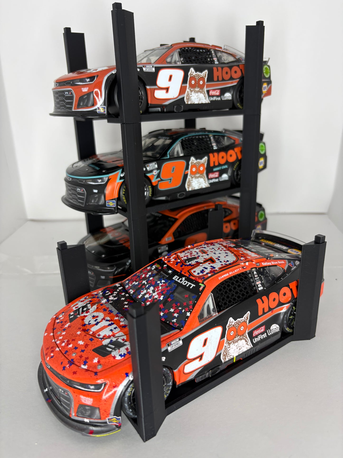 Stackable Four Post Style 1/24 NASCAR Diecast Stand/Display