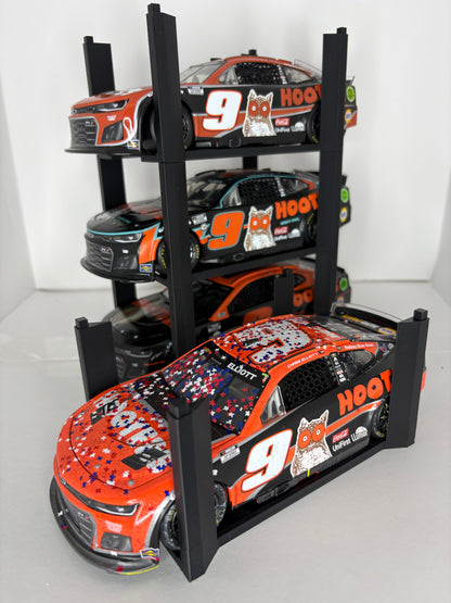 Stackable Four Post Style 1/24 NASCAR Diecast Stand/Display