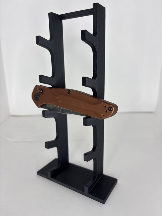 5 Tier Vertical Knife Display Stand