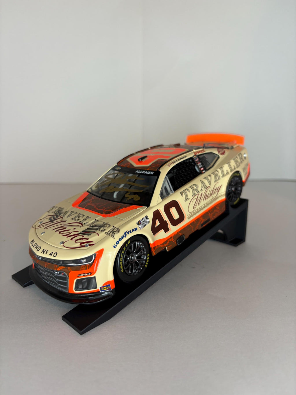 Front Facing Slanted One Tier 1/24 NASCAR Diecast Stand